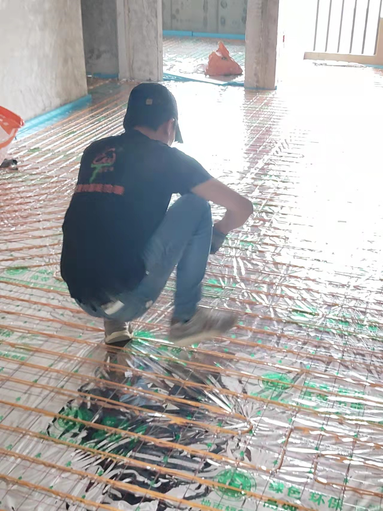地暖工程施工现场(图2)
